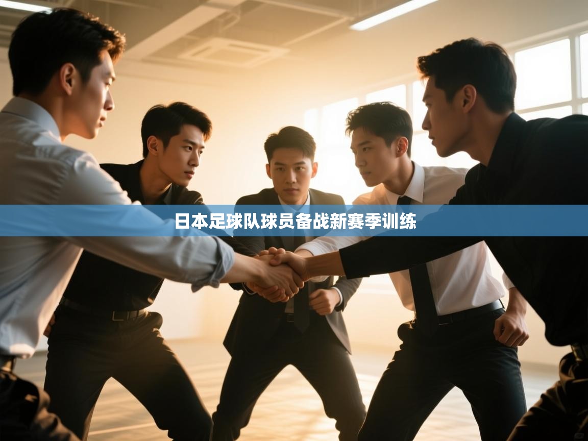日本足球队球员备战新赛季训练  第1张